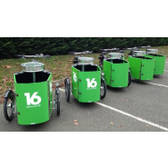 Triporteur électrique Nihola Cargo XL Propreté - 230L, 100kg, moteur Bafang 250W_4