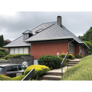 Tuile en acier rectangulaire pour toiture - METROTILE® Thermolaqué QUBE ACOUSTIC - Design moderne et isolation phonique_4