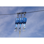 Ligne de vie à chariot en sous-face - dispositif d'ancrage horizontal conforme EN795:2012 classe C_4