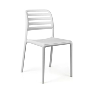 Chaise en résine COSTA - Stamp - chaise d'extérieur empilable par 6, design sobre et confortable_4