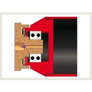 Broyeur polyvalent - broyeur forestier Eurotechnics Agri ROTOGYR RP - 2,49 m - châssis résistant et rotor 6 rangées de couteaux_4