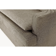 Canapé convertible express Liceo 120x190 cm - tissu personnalisable - matelas 13 cm - design contemporain_4