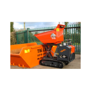 Dumper sur chenilles diesel 1 tonne - Slanetrac HT 1000 pour zones urbaines aux accès difficiles_4