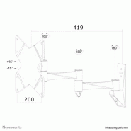 Neomounts FPMA-W835 Support d'écran mural 10-40
