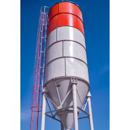 Centrale à béton mobile 120 m³ - Mélangeur double arbre, silo 100 tonnes et installation gratuite_4