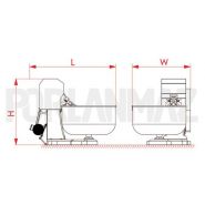 Pmdk - pétrin professionnel - porlanmaz - 50 - 250 kg_4