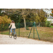 Poteau Univers - Poteau rond pour tous types de grillages et applications - Ø38/48/60 mm - Finition galvanisée ou plastifiée_4
