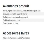 Power xp-k16h-alize groupe électrogène - kohler - tension de référence (v)	400/230_4