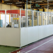 Cloison grillagée pour la délimitation des zones de stockage et la fermeture des stockages sensibles_4