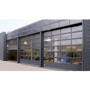 Porte sectionnelle Full Vision sur mesure - Matériau de haute qualité et durable - Luminosité maximale et économie d'énergie_4