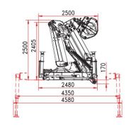 W 150 S3 grue auxiliaire - Bob Spa - Capacité de levage 150 kNm - Extensions hydrauliques et stabilisateurs_4