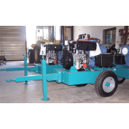 Motopompe pour irrigation avec protection des points tournants