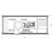 Groupe électrogène en container 900 kVA industriel - RHINO 900YC - 888 kVA, 6 cylindres, conteneur 20′ HC_4
