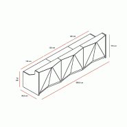 Banque d'accueil lumineuse Alpa - MDD - Blanc brillant_4