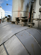 Cuve en acier inoxydable 316 de 4500 litres avec échangeur de chaleur et échangeur de chaleur - référence : c13479_4