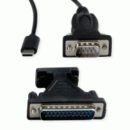 VALUE Convertisseur USB / Série, Type C - RS232, noir, 1,8 m_4