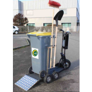 Trottinette électrique industrielle 3 et 5 roues - adaptée aux professionnels, assise ou debout - AZVEP_4