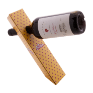 Porte-bouteille de vin personnalisé - gravitationnel en carton ondulé - impression quadri sur mesure_4