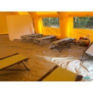 Abris médicaux mobiles - Fly Pix - Tente PMA gonflable 10x6x2.75 m en PVC avec pompe et régulateur de pression_4