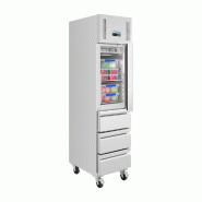 Armoire réfrigérée positive inox - 1 porte et 3 tiroirs - GN slimline série U - 292 L - Polar - UA113_4