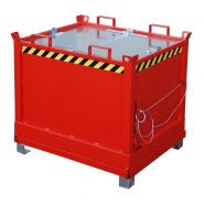 Benne à fond ouvrant AG_FB - 500 à 2000L - Charge 1000 à 1500 Kg - Acier robuste, laquée ou galvanisée_4