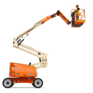 Nacelle articulée diesel JLG - Hauteur de travail 12,33 à 48,15 m - 7 roues motrices et essieu oscillant_4