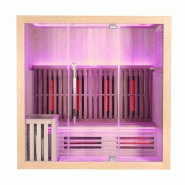SAUNA COMBI BOREAL® ELÉGANCE 4 - 200X125 INFRAROUGE + VAPEUR_4