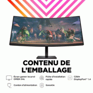 ÀÉcran gamer incurvé WQHD 165 Hz OMEN 34 pouces - OMEN 34c_4