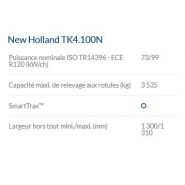 Tk4.100N tracteur agricole - New Holland - 99 ch - chenilles SmartTrax™ et Steering-O-Matic™ Plus_4