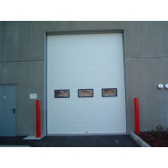 Porte sectionnelle industrielle sur mesure - ISO V40 - panneaux injectés ou vitrages, fabrication française_4