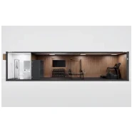 Conteneur Cargo Gym? 40 : un espace d'entraînement haut de gamme pour les passionnés de sport et les professionnels du fitness_4