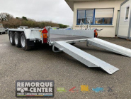 Remorque Porte-engin IFOR WILLIAMS - GH146 Triple essieux - Rampes réglables - Pan coupé - PTAC : 3500 kg - Reference -SARIS_WOODY_DV75_4