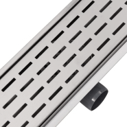 Vidaxl drain de douche linéaire 530 x 140 mm acier inoxydable 142177_4