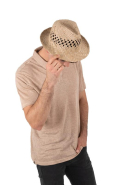 Chapeau Panama tressé en fibre végétale - Réf: KP613 - Marque K-up_4