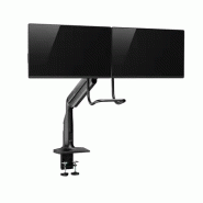 Support de fixation robuste à  ressort à  gaz pour deux écrans V7_4