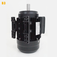 Moteur électrique monophasé 220v - 0,37 kW / 0,5 CV - 1500 tr/min - Bride B3 - Condensateur permanent CEMER MY7124B3_4