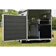 Van à chevaux GOLD 3 - Suspension PULMANN - 2 Places avec casier sellerie RTM - PTAC 1100 à 2600 kg - Aluminium - 3.2 x 1.67 m H = 2.35 m - Reference TOURING-COUNTRY_4