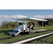 Récolteuse 9000 Foglia - Ortomec SRL - largeur de tête 130 à 180 cm - autotractée sur chenilles_4