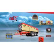 Benne Gold2 XXL avec roues 400R22.5