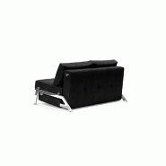 Innovation Living - Canapé design Cubed 02 Chrome convertible 160x200 cm - Coloris Faunal Black_4