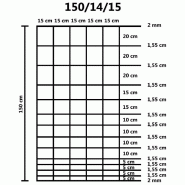 Vidaxl clôture de jardin acier galvanisé 50 m 150 cm argenté 149507_4
