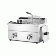 Friteuse à induction avec robinet de vidange 2x8L 230V HENDI_4