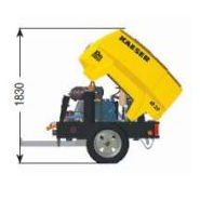 Compresseur léger et puissant pour marteaux pneumatiques et fusées souterraines - MOBILAIR M20 - Débit 2,0 m³/min_4