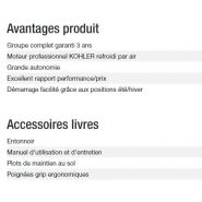 Perform 4500 XL Groupe électrogène - Kohler - Gamme Perform - 50 Hz - Puissance max 4 kW_4