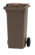 Container à déchets 2 roues - 120L à 360L - Plusieurs coloris - Haute qualité résistant UV (HDPE)_4