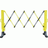 Barrière de sécurité extensible 2m - Noir / Jaune_4