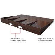 Wb985718 - Rampe d'accès pour conteneur en acier - Global Equipment Company Inc - capacité 15 000 lbs_4