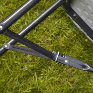 Tables et bancs pliants 180 cm - Lot de 10 ensembles brasserie en PEHD avec structure acier - Usage intérieur/extérieur_4