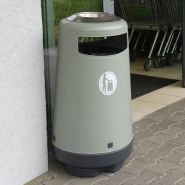 Topsy 2000 - poubelle publique - Glasdon - 90 litres, 110 litres_4