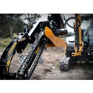 Équipement pour tranchage dans les travaux de construction